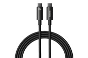 Kabel USB - Baseus USB-C to USB-C cable  Tungsten Gold 240 W 2 m (black) - CAWJ040101