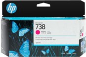 Tusz, toner i material eksploatacyjny - HP 738 / 498N6A - Magenta Ink - 498N6A