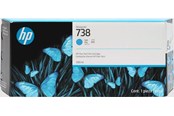 Tusz, toner i material eksploatacyjny - HP 738 / 676M6A - Cyan Ink - 676M6A