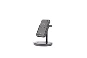 Telefon - Adapter i Ladowarka - Deltaco QI-1045 - 3-in-1 magnetic wireless charger - QI-1045
