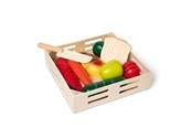 Zabawa w udawanie - Melissa & Doug Cutting Food - Wooden Play Food - 487