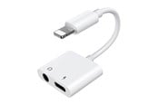 Kable - różne - Joyroom Audio Adapter 3.5mm S-Y104 (white) - S-Y104 3.5mm