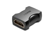 Kable - rózne - Vention HDMI (female) to HDMI (female) Adapter AIRB0 4K 60Hz (black) - AIRB0