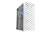 Obudowa komputerowa - Darkflash Computer case DK351+ 4 fans (white) - Obudowa komputerowa - Biały - DK351 White