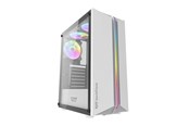 Obudowa komputerowa - Darkflash DK151 LED with 3 fans (white) - Obudowa komputerowa - DK151 White