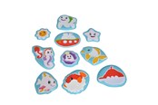 Zabawki dla niemowlat - ABC Magical Bath Toys Sea Animals 10 pcs. - 104010196