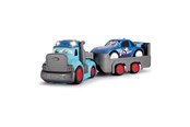 Zabawki dla niemowlat - ABC Teddi Trucker Transporter with Race Car - 204119002