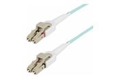 Kabel sieciowy - StarTech.com 5m (15ft) LC to LC (UPC) OM4 Switchable Fiber Optic Cable - patch cable - 5 m - aqua - Zielony - 5m - 450FBLCLC5SW