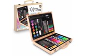 Artykuly Artystyczne & Rzemieslnicze - Grafix Coloring set - 86 pieces in wooden suitcase - 150100