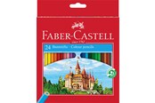 Przybory do pisania i rysowania - Faber-Castell Colour pencil Castle hexagonal box of 24 - 120124