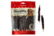 Psy - Dogman Pałeczki do gryzienia ze skóry wołowej owinięte strusiem 12.5 cm (25 sztuk) - 310473