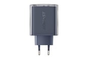 Telefon - Adapter i Ladowarka - Acefast A45 mains charger 2x USB-C 1xUSB-A 65W PD (grey) - A45 Noble jade