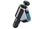 Telefon - Adapter i Ladowarka - Joyroom fast car charger 4in1 USB-A QC3.0 / 2xUSB-C PD 150W black (JR-CL21) - JR-CL21