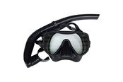 Zabawy w wodzie - ASG Diving Mask & Snorkel Set for Adults - ASG3009BLACKONE SIZE