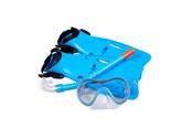 Zabawy w wodzie - ASG Snorkel Set Junior Blue S - ASG3004BLUES