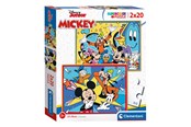 Puzzle - Clementoni Puzzle Mickey Mouse 2x20st. Podłoga - 24791