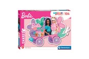 Puzzle - Clementoni Jigsaw Puzzle Super Color - Barbie Roller Skate 104pcs. Podłoga - 27164