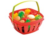 Zabawki - Ecoiffier 100% Chef Fruit and Vegetables in Basket - 966