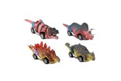 Samochody i pojazdy - Toi-Toys World of Dinosaurs Dino Pullback Car 4 pcs. - 35143A