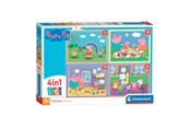 Puzzle - Clementoni 4in1 Puzzle Peppa Pig Podłoga - 21516