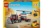 LEGO® - LEGO Creator 31146 Ciężarówka z platformą i helikopterem - 31146