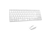 Klawiatura - Esperanza WIRELESS SET 2.4GHZ USB LIBERTY WHITE - Zestaw klawiatura i mysz - Polski - Biały - EK122W