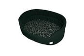 Psy - Danish Design Czarne z srebrnymi łapami legowisko Slumber Bed 52cm - D01521