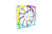 Wentylator obudowy - Montech AX120 PWM WH - Wentylator obudowy - 120mm - Biały z oświetleniem RGB - 27 dBA - AX120 PWM WH