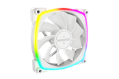 Wentylator obudowy - Montech RX120 PWM WH - Reverse - Wentylator obudowy - 120mm - Biały z oświetleniem RGB - 27 dBA - RX120 PWM WH
