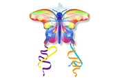 Zabawki na zewnatrz - Kites Ready 2 Fly - Pop-up Mini Nylon Kite Butterfly Rainbow - EZNY6004