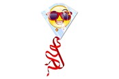 Zabawki na zewnatrz - Kites Ready 2 Fly - Kite Emoji - PL200EM