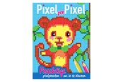 Kreatywne gry - Mondikaarten Pixel Coloring Book Monkey - 9789088201226
