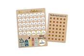 Zabawki - Folat BV Sinterklaas Countdown Calendar with Stickers Welcome Sint & Piet - 65698