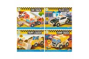 Klocki konstrukcyjne - Creative Craft Group Build your own Wooden 3D Vehicle (Assorted) - 400079