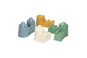 Zabawki na zewnatrz - Cavallino Toys Cavallino Castle Sand Molds Pastel Colors 4pcs. - 9652LN01