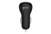 Telefon - Adapter i Ladowarka - GEAR Charger 12/24V 1xUSB 1A Black - 665007