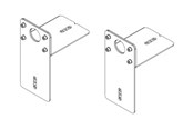Uchwyty ścienne, uchwyty AV i meble AV - Multibrackets M mounting kit - for display stand - black - Max 160 kg - recommended for 75" - 7350105216350