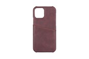 Telefon - Pokrowiec i etui - ONSALA Mobile Cover Brown with Cardpocket iPhone 12 6.1" - 588555