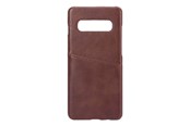 Telefon - Pokrowiec i etui - ONSALA Mobilecover Brown Samsung S10 Plus Creditcard Pocket - 588531