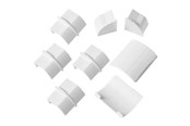 Kable - rózne - D-LINE Adapter Kit 22x22mm 8 Pieces White - FLCOCPECAP22W