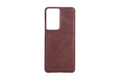 Telefon - Pokrowiec i etui - ONSALA Mobile Cover Brown with Cardpocket Samsung S21 Ultra /S30 Ultra 5G - 588573