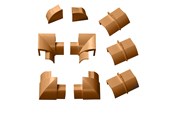 Kable - rózne - D-LINE Accessory Kit 22x22 Oak - RETAP22QSP