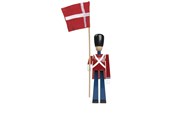 Dekoracje - Kay Bojesen Standard-bearer with textile flag 22 cm - 39482