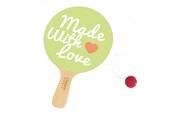 Zabawki drewniane - Classic World Wooden Racket with Ball on String - 20191