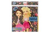 Kreatywne gry - Besties Scratch & Colouring 12 p. 20*20 - 140010