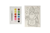 Kreatywne gry - Wins Holland Canvas Sinterklaas painting set - FB318