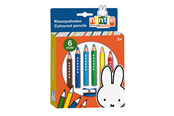 Kreatywne gry - Bambolino Toys Miffy Wooden Crayons 6pcs - 17052