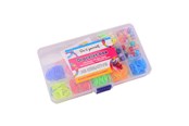 Kreatywne gry - Johntoy Loom Straps Set in Storage Box - 29650