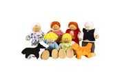 Zabawki drewniane - Bigjigs Wooden Dollhouse Family - JT117