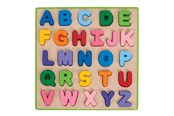 Zabawki dla niemowlat - Bigjigs Wooden Alphabet Puzzle 26pcs. - BB055